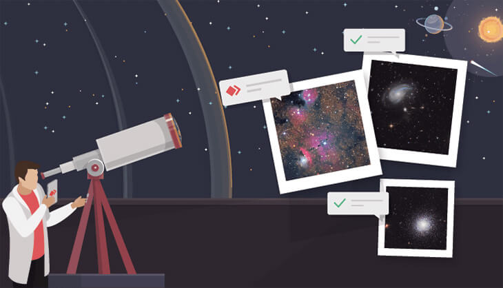 Astronomie mit AnyDesk